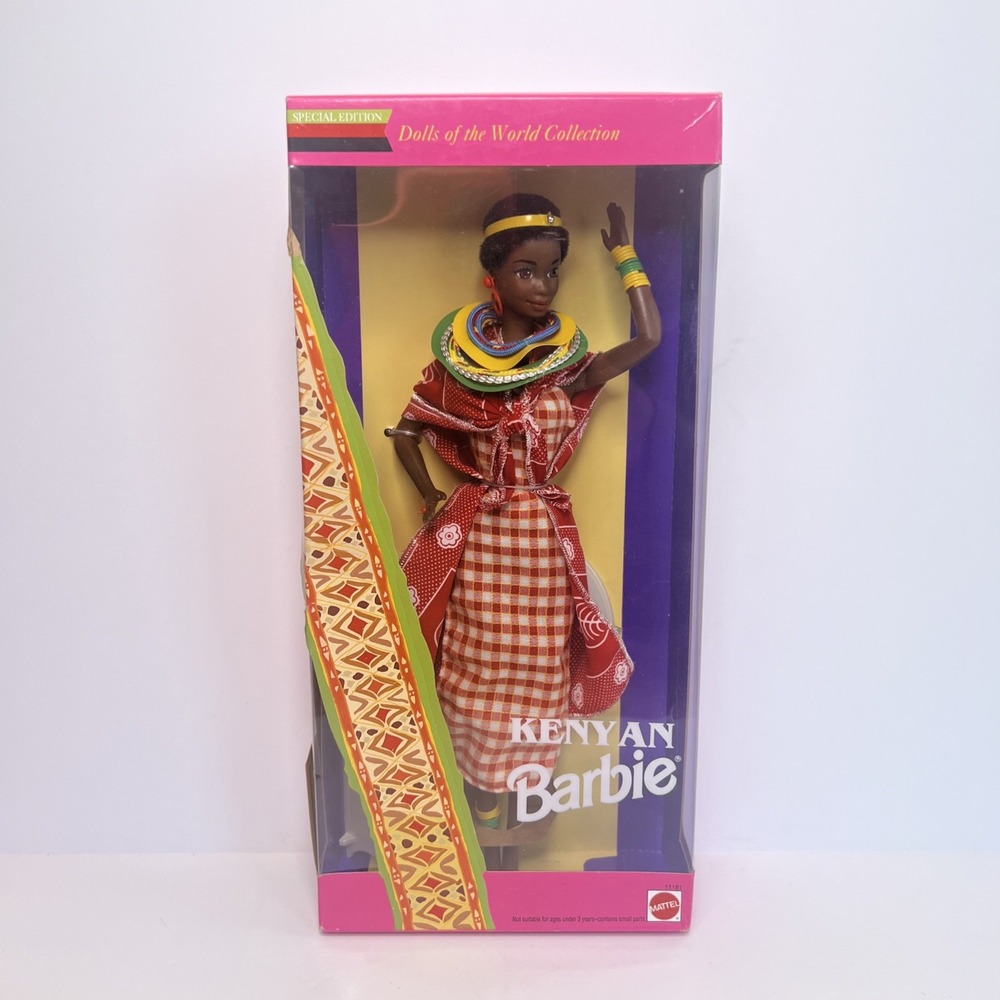 1993 Kenyan Barbie #11181 Dolls of the World Special Edition NIB Vintage